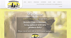 Desktop Screenshot of freedompet.com